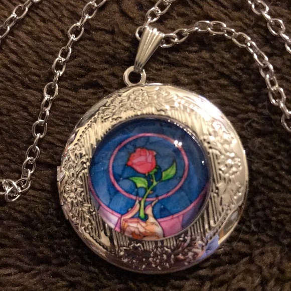 Jewelry - Beauty and the beast locket necklace